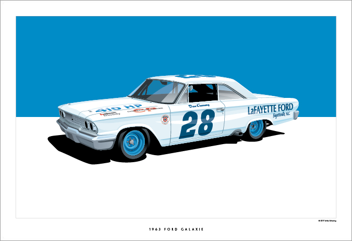 Ford Galaxie Poster