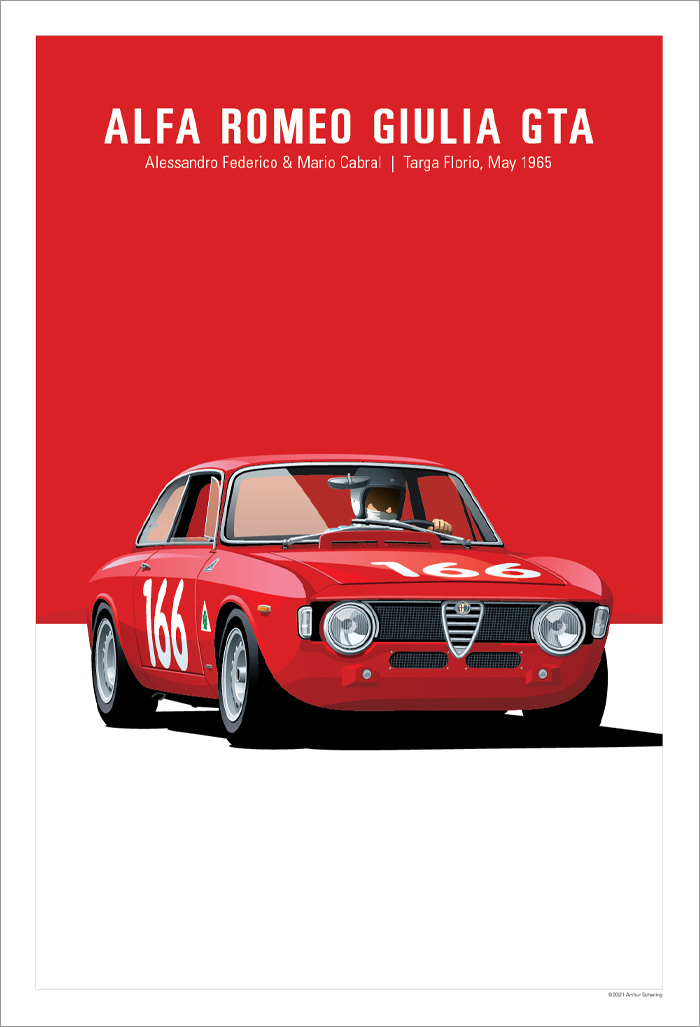 Alfa Romeo GTA Poster