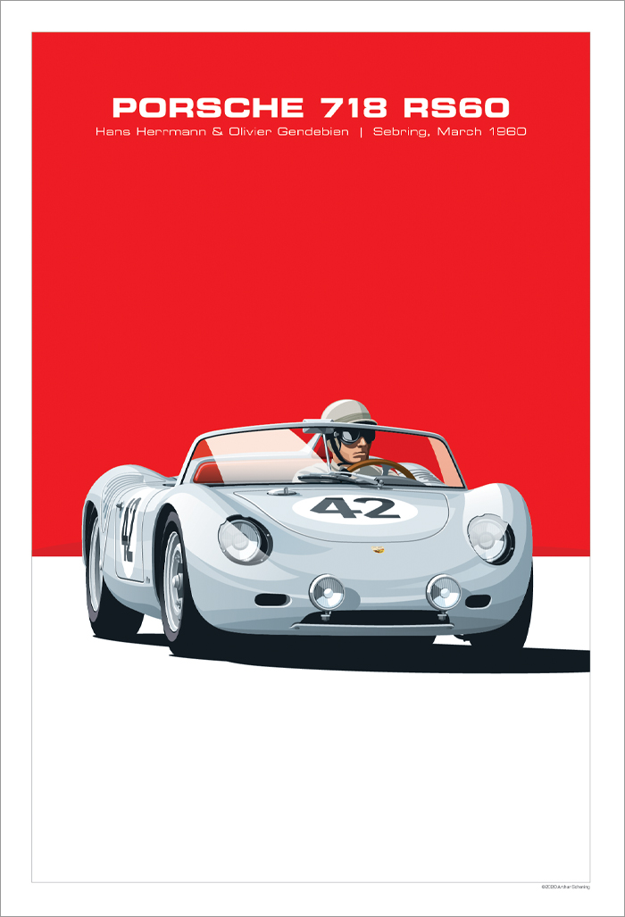 Porsche 718 RS60 Poster