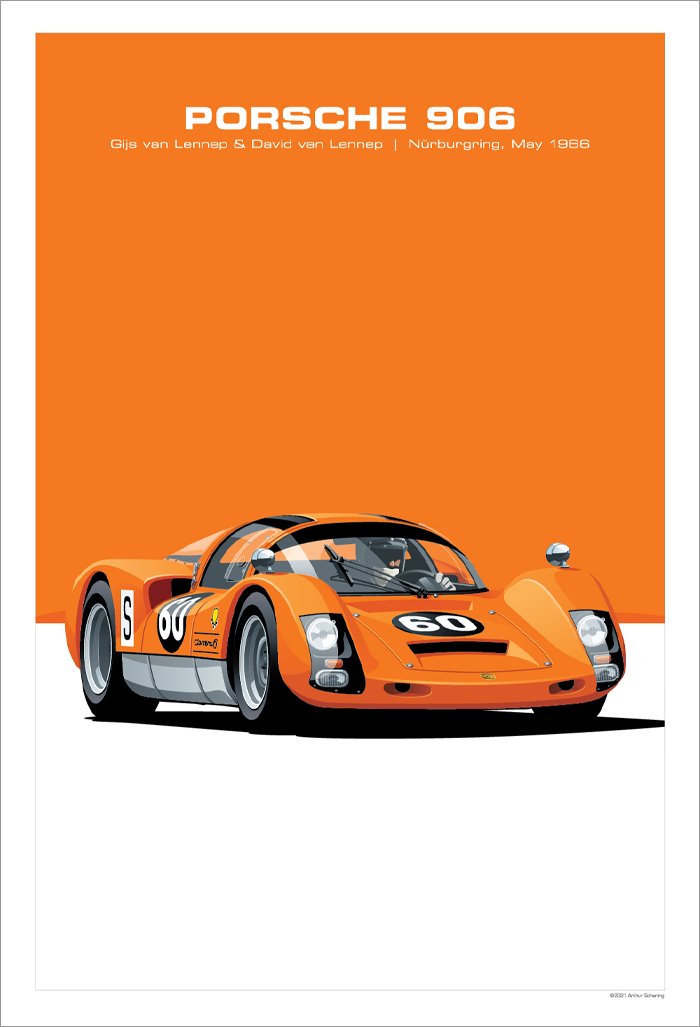 Porsche 906 Poster