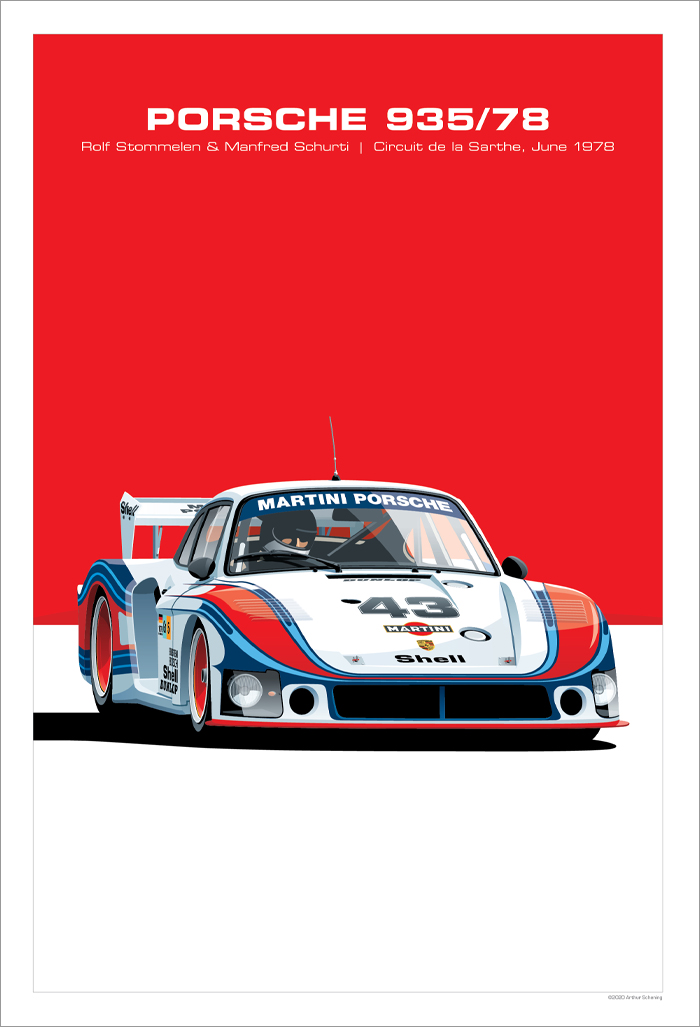 Porsche 935-78 Poster