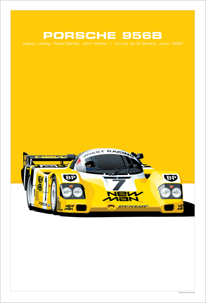 Porsche 956B Poster