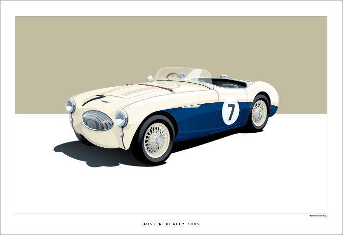 Austin-Healey 100S Poster