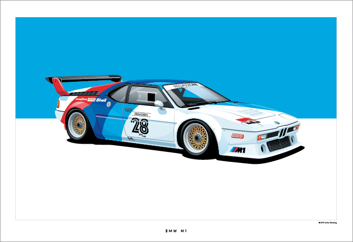 BMW M1 Poster