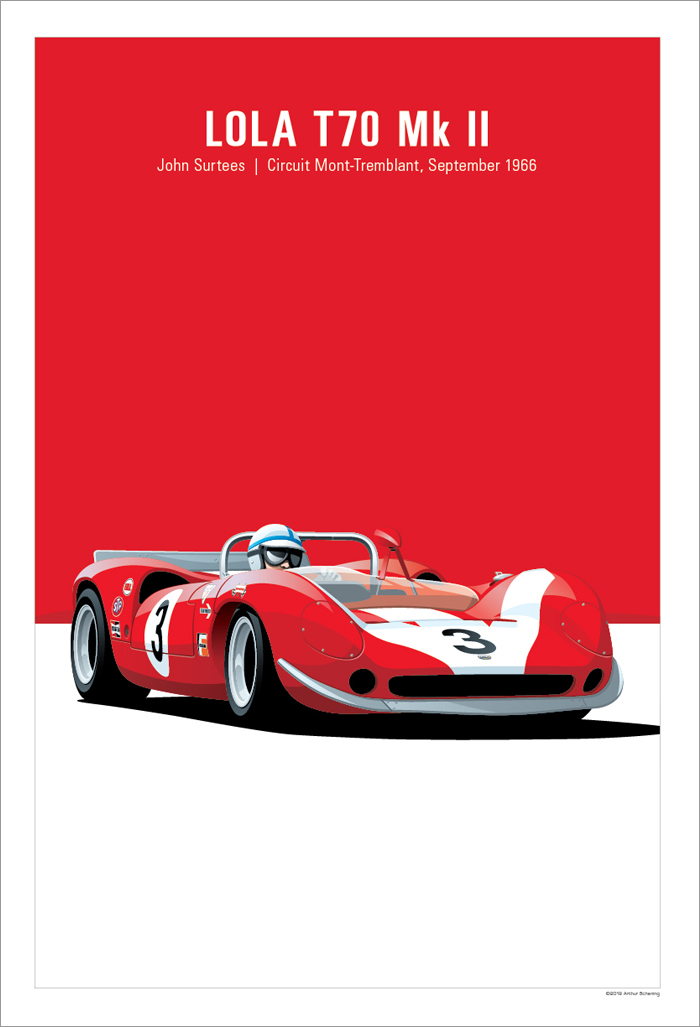 Lola T70 MkII Poster