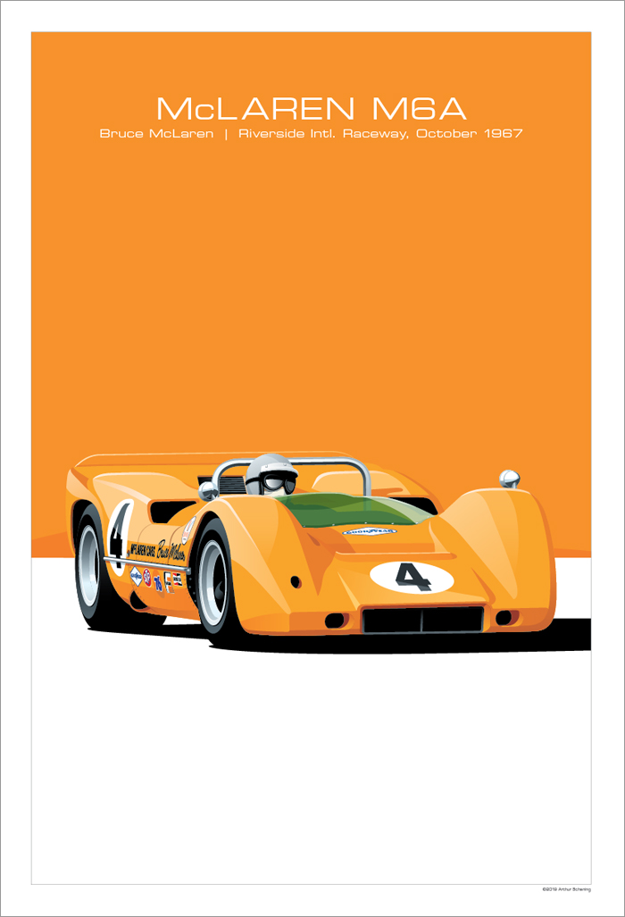 McLaren M6A Poster