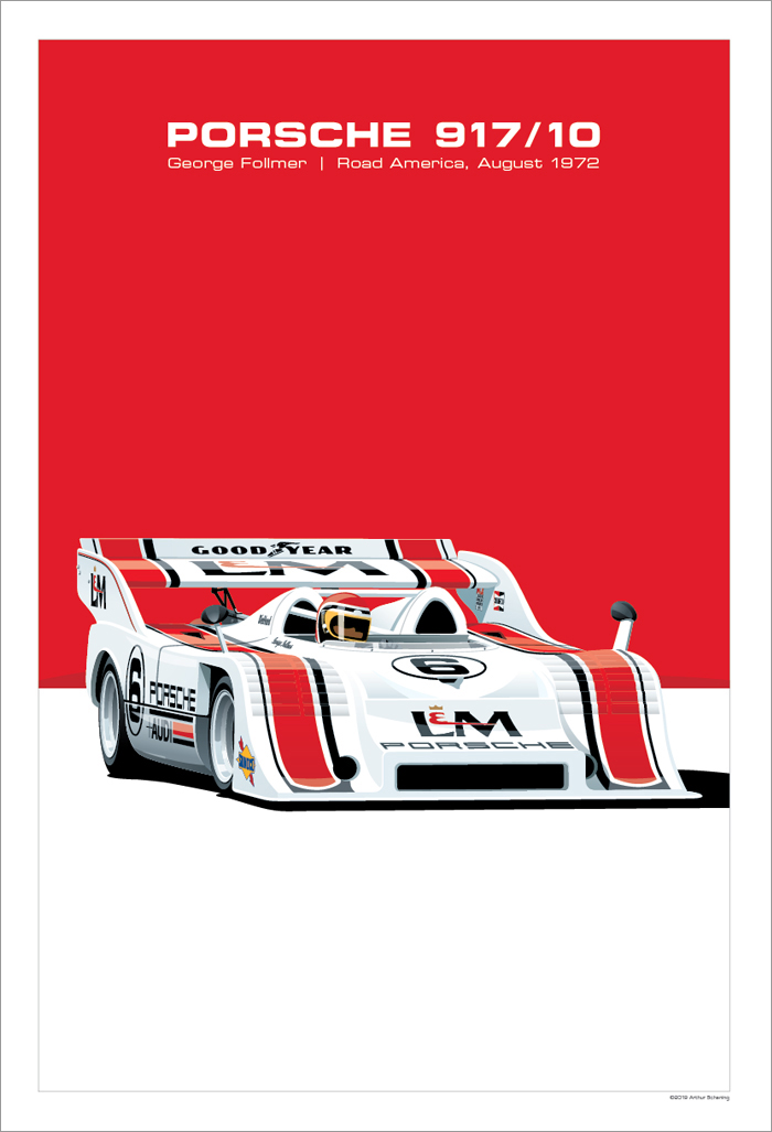 Porsche 917-10 Poster
