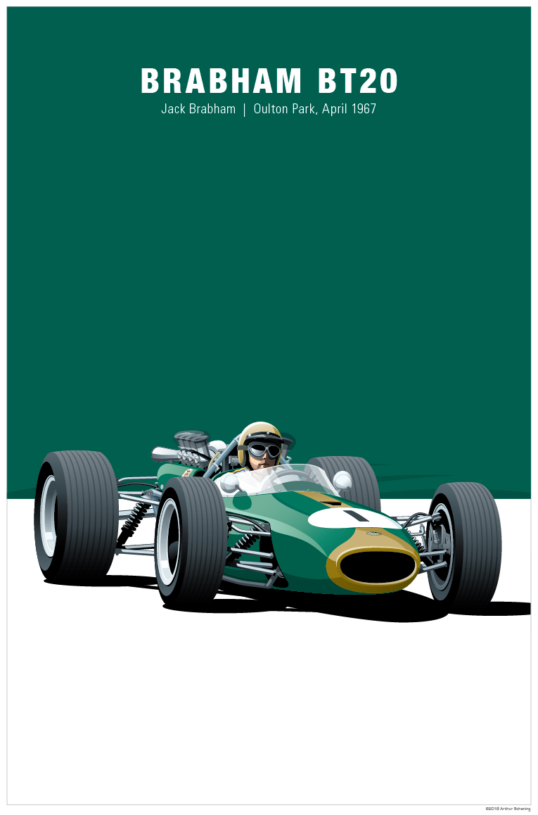 Brabham BT20 Poster