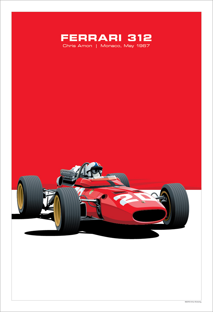 Ferrari 512 Poster