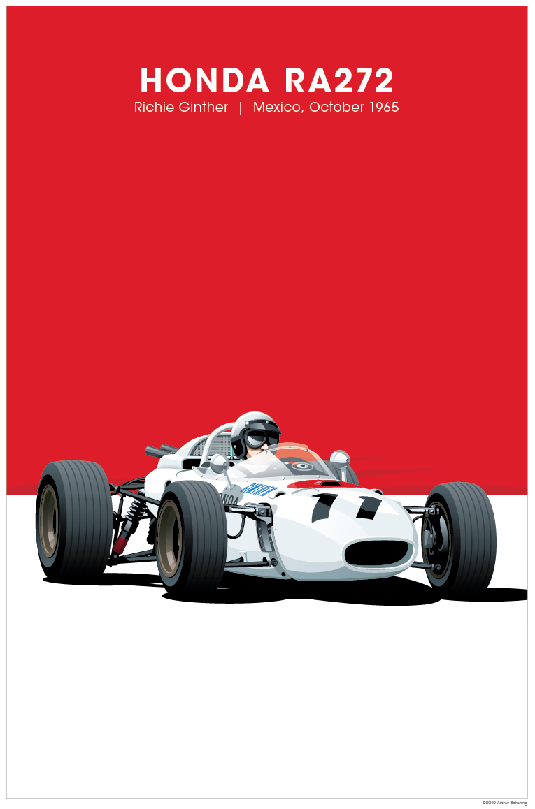 Honda RA272 Poster