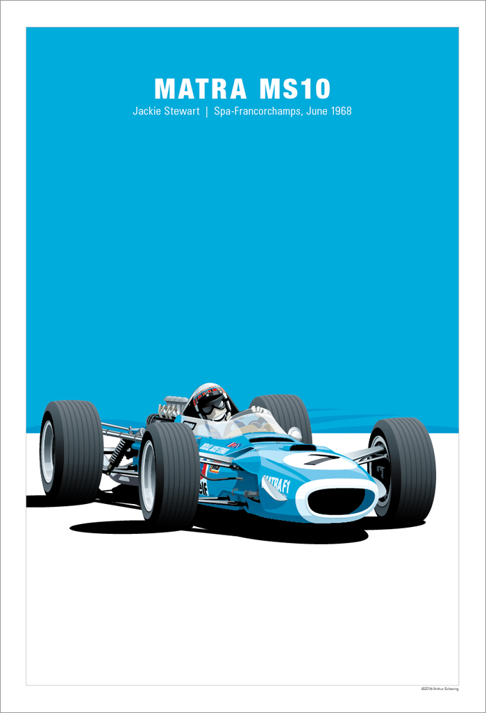 Matra MS10 Poster