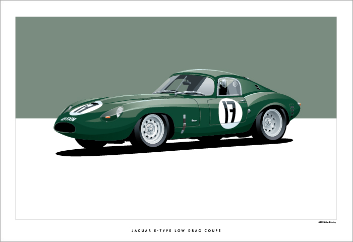 Jaguar E-Type Poster