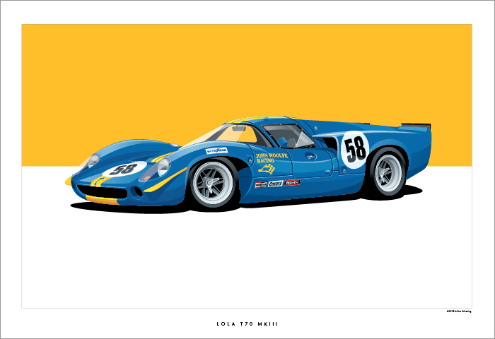 Lola T 70 Poster