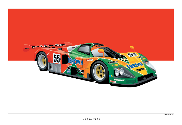 Mazda 787B Poster
