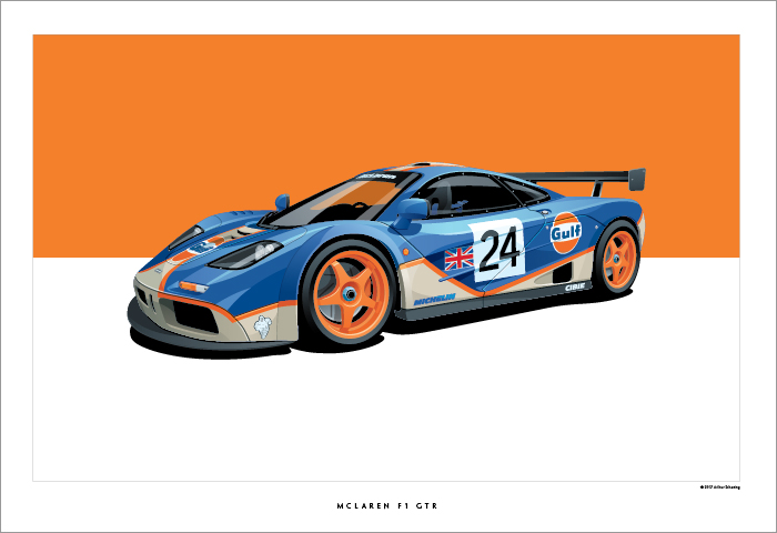 McLaren F1 Poster