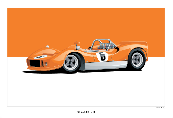 McLaren M1B Poster