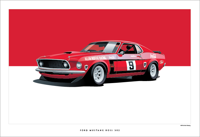 Mustang Boss 302 Poster