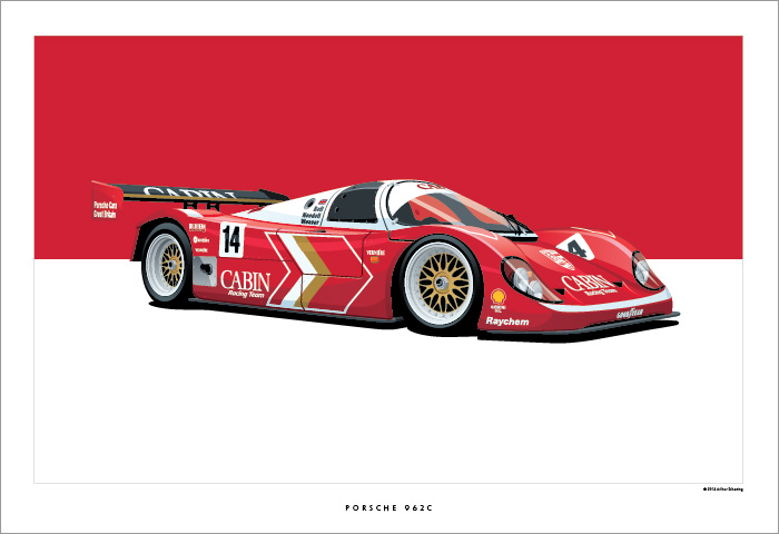 Porsche 962C Poster