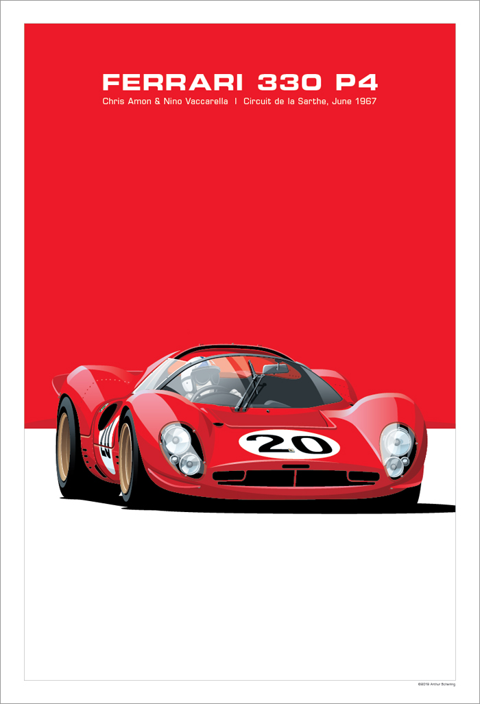 Ferrari 330 P4 Poster