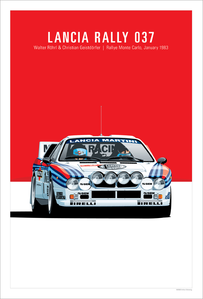 Lancia Rally 037 Poster