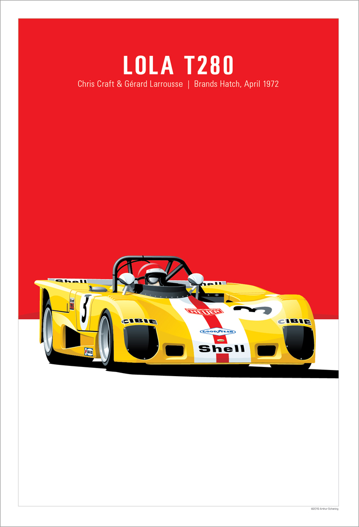 Lola T280 Poster