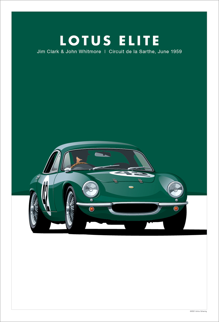 Lotus Elite Poster