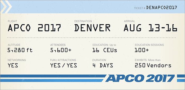 APCO Ticket Front