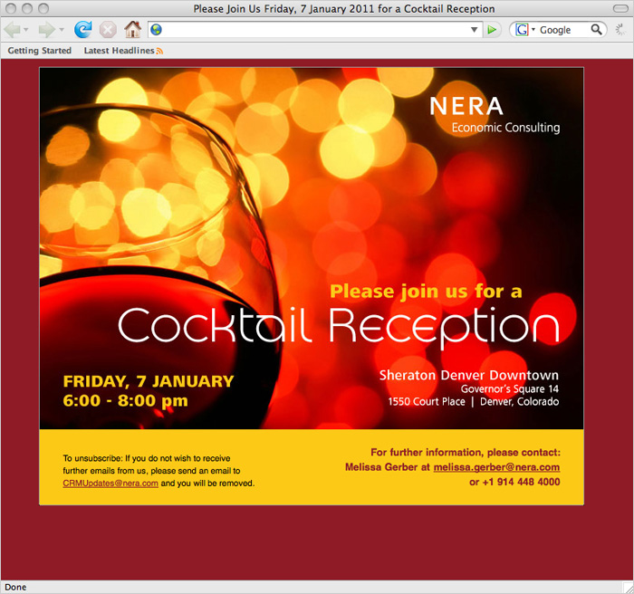 NERA Reception